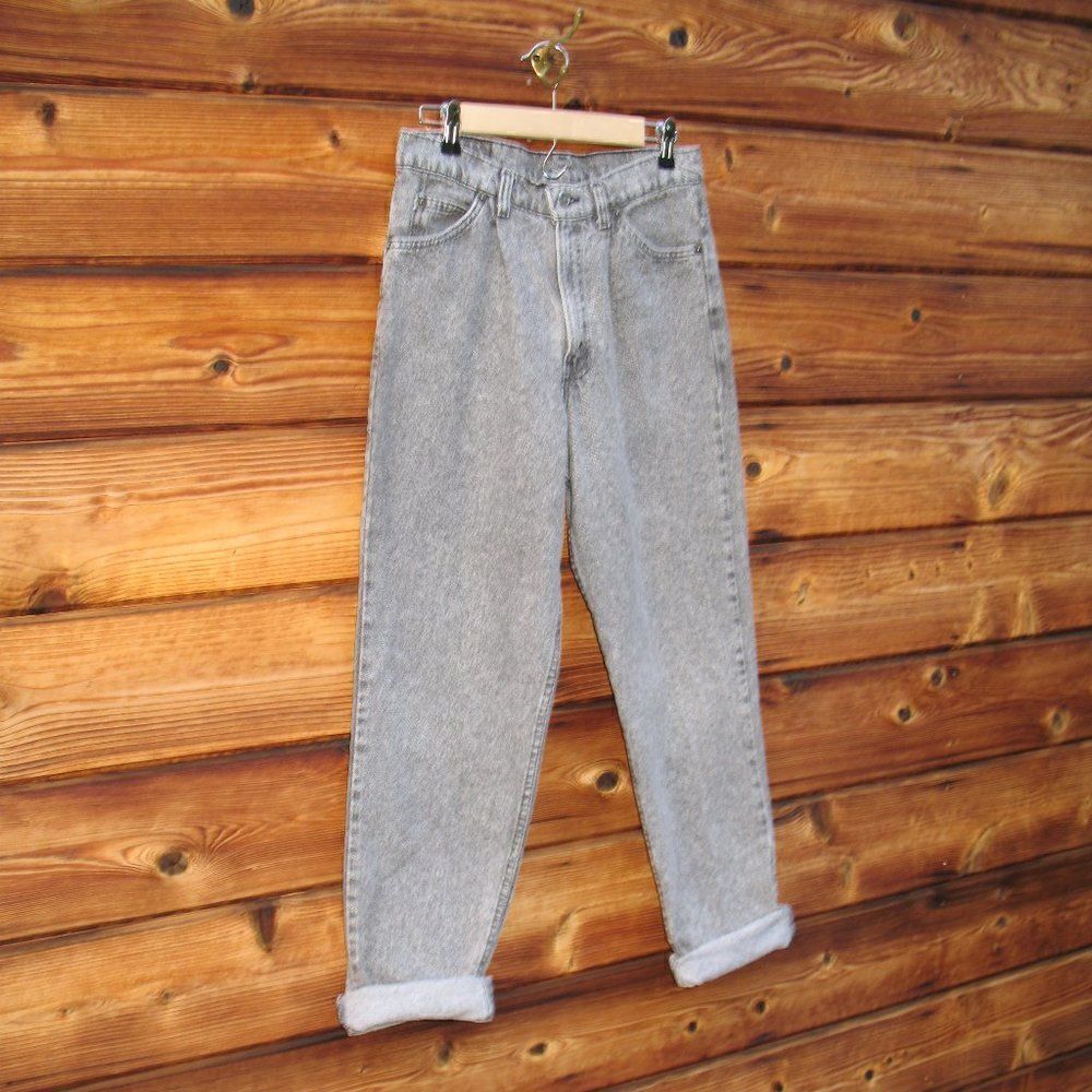 Vintage 80's  High Rise Acid Wash Mom Jeans - Picture 2 of 8